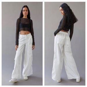 Urban Outfitters BDG Cargo Pants White